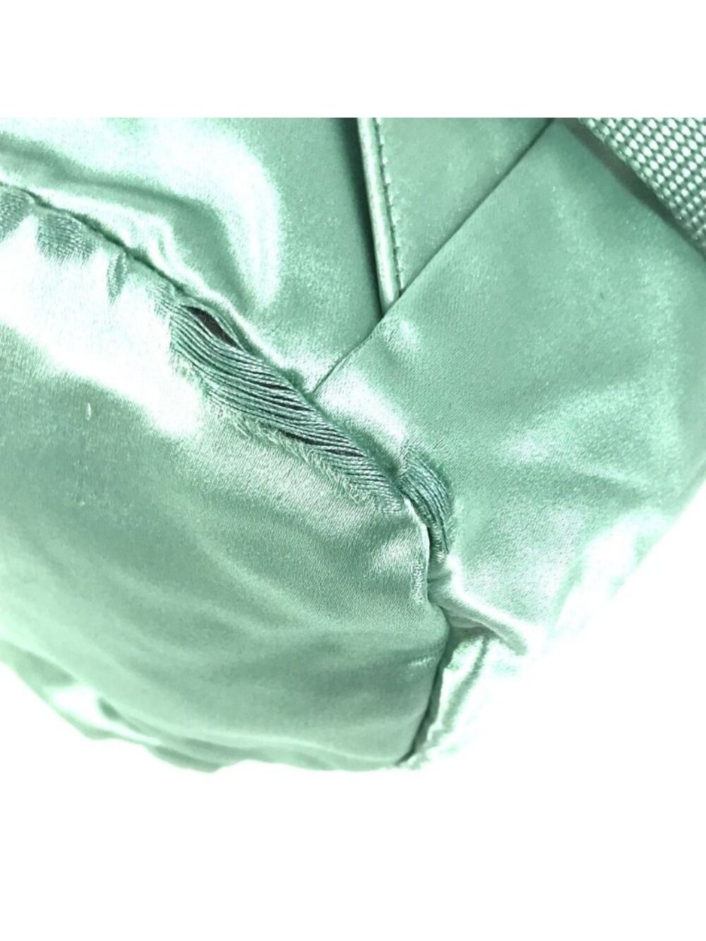 Prada Backpack Satin Green - Picture 3 of 9